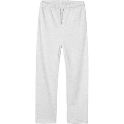 NAME IT Unisex Nlnnizu Bru Straight Sweat Pant Noos Jogginghose, Light Grey Melange, 176 EU NAME IT Unisex Nlnnizu Bru Straight Sweat Pant Noos Jogginghose, Light Grey Melange, 176 EU