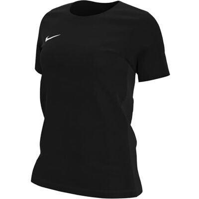 NIKE Damen W Nk Df Park Vii Jsy T-Shirt, Black/White, S EU NIKE Damen W Nk Df Park Vii Jsy T-Shirt, Black/White, S EU