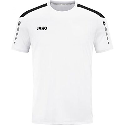JAKO Kinder Trikot Power (Kurzarm), Weiß, 164 JAKO Kinder Trikot Power (Kurzarm), Weiß, 164