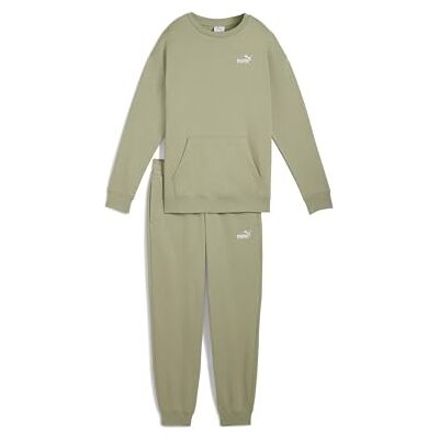 Puma Damen Sweat Suit Relaxed Fl Cl Strickanzüge, Lux Army, L EU Puma Damen Sweat Suit Relaxed Fl Cl Strickanzüge, Lux Army, L EU