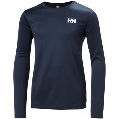 Hansen Junior Unisex Jr Hh Tech Ls Crew, Navy, 14 Hansen Junior Unisex Jr Hh Tech Ls Crew, Navy, 14