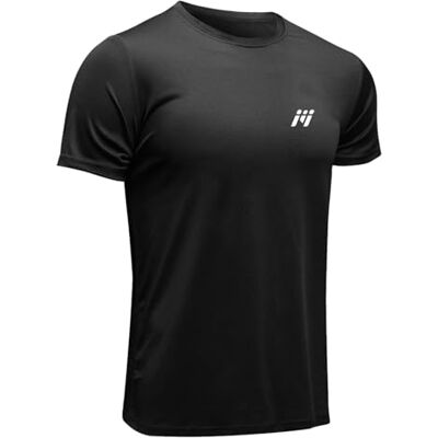 MEETWEE Sportshirt Herren, Laufshirt Kurzarm Mesh Funktionsshirt Atmungsaktiv Kurzarmshirt Sports Shirt Trainingsshirt für Männer, Schwarz, XXL MEETWEE Sportshirt Herren, Laufshirt Kurzarm Mesh Funktionsshirt Atmungsaktiv Kurzarmshirt Sports Shirt Trainingsshirt für Männer, Schwarz, XXL