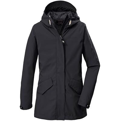 Killtec Mädchen Softshellparka/Parka mit Kapuze und Taillenregulierung KOS 120 GRLS SFTSHLL PRK, schwarz, 140, 44136-000 Killtec Mädchen Softshellparka/Parka mit Kapuze und Taillenregulierung KOS 120 GRLS SFTSHLL PRK, schwarz, 140, 44136-000