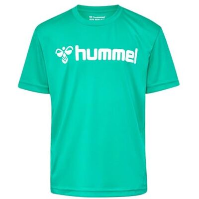 Hummel Logo Kinder Blau 152 - T-Shirt Hummel Logo Kinder Blau 152 - T-Shirt