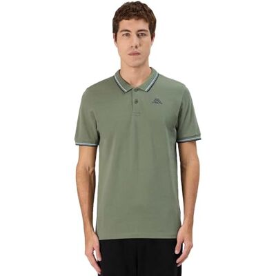 Kappa Herren Ezio 2 Poloshirt, Grün, Größe 4XL Kappa Herren Ezio 2 Poloshirt, Grün, Größe 4XL