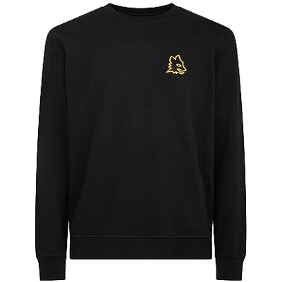 AS Roma GIL S.R.L. Roma LUPA 3D Sweatshirt Schwarz Man L, Schwarz, L AS Roma GIL S.R.L. Roma LUPA 3D Sweatshirt Schwarz Man L, Schwarz, L