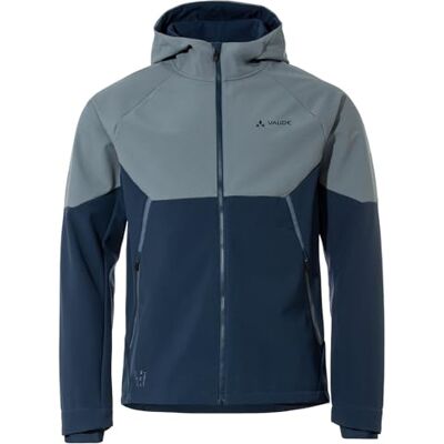 VAUDE Softshell Fahrradjacke Herren Qimsa – Wasserdichte & atmungsaktive Softshelljacke Herren, reflektierende Details, ideal fürs Radfahren im Herbst & Winter in Grau, Größe: XL VAUDE Softshell Fahrradjacke Herren Qimsa – Wasserdichte & atmungsaktive Softshelljacke Herren, reflektierende Details, ideal fürs Radfahren im Herbst & Winter in Grau, Größe: XL