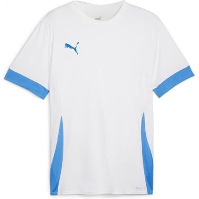 Puma Unisex Teamgoal Matchday Jr Fußballtrikot, White-Electric Blue Lemonade, 164 EU Puma Unisex Teamgoal Matchday Jr Fußballtrikot, White-Electric Blue Lemonade, 164 EU
