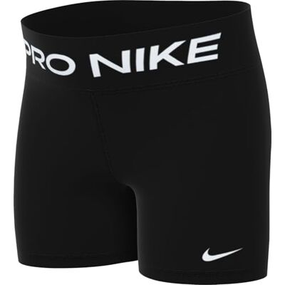 NIKE Pro Dri-Fit Shorts (Ca. 13 cm) (Ältere Kinder) (Mädchen) (Erweiterte Größe), Black/White, FB2130-010, M+ NIKE Pro Dri-Fit Shorts (Ca. 13 cm) (Ältere Kinder) (Mädchen) (Erweiterte Größe), Black/White, FB2130-010, M+