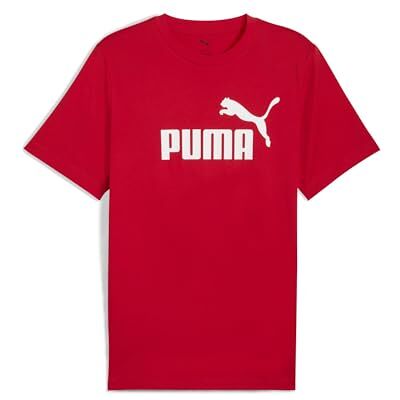 Puma Unisex ESS No. 1 Logo Tee T-Shirts, for All Time Red, 3XL Puma Unisex ESS No. 1 Logo Tee T-Shirts, for All Time Red, 3XL