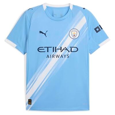 Puma Manchester City FC Herren Heimtrikot 25/26, Blau (Team Light Blue x White), L Puma Manchester City FC Herren Heimtrikot 25/26, Blau (Team Light Blue x White), L
