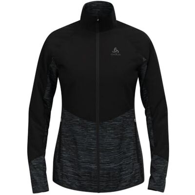 Odlo Run Easy Warm - Leichte Laufjacke - Schwarz/Dunkelgrau Odlo Run Easy Warm - Leichte Laufjacke - Schwarz/Dunkelgrau