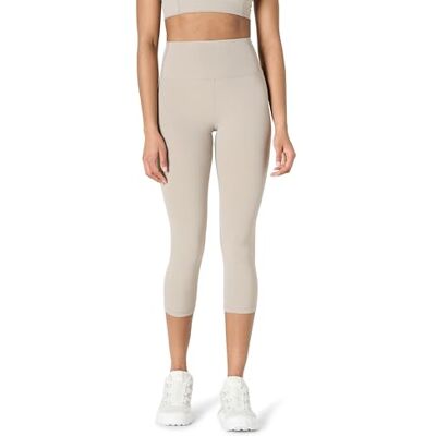 Amazon Essentials Damen Active FormFlex Buttery Soft Capri-Leggings für Yoga und Workouts mit Taschen, hoher Taille, Schrittlänge von 48 cm, Taupe, L Amazon Essentials Damen Active FormFlex Buttery Soft Capri-Leggings für Yoga und Workouts mit Taschen, hoher Taille, Schrittlänge von 48 cm, Taupe, L