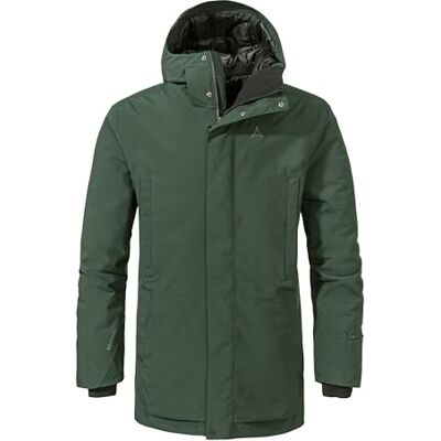 Schöffel Herren Ins Parka Style Crivat MNS, wasserdichte und atmungsaktive Winterjacke, komprimierbarer, leichter Parka mit nachhaltiger Wattierung, dark jade, 58 Schöffel Herren Ins Parka Style Crivat MNS, wasserdichte und atmungsaktive Winterjacke, komprimierbarer, leichter Parka mit nachhaltiger Wattierung, dark jade, 58