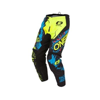 O'NEAL Motocross-Hose MX Enduro außergewöhnliche Bewegungsfreiheit, Vollständig gefüttert, Polster aus Gummi für zusätzlichen Schutz Pants Element Villain Erwachsene Neon-Gelb Größe 34 O'NEAL Motocross-Hose MX Enduro außergewöhnliche Bewegungsfreiheit, Vollständig gefüttert, Polster aus Gummi für zusätzlichen Schutz Pants Element Villain Erwachsene Neon-Gelb Größe 34
