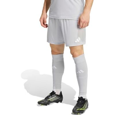 Adidas Herren Entrada26 Shorts, Team Light Grey/White, L Adidas Herren Entrada26 Shorts, Team Light Grey/White, L