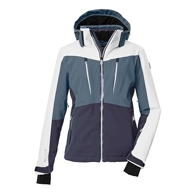 Killtec Damen Skijacke/Funktionsjacke mit abzippbarer Kapuze, Schneefang und Unterarmventilation KSW 43 WMN SKI JCKT, taubenblau, 36, 43422-000 Killtec Damen Skijacke/Funktionsjacke mit abzippbarer Kapuze, Schneefang und Unterarmventilation KSW 43 WMN SKI JCKT, taubenblau, 36, 43422-000