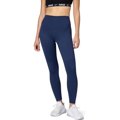 NIKE One Therma-Fit Leggings In Voller Länge Mit Hohem Bund Für Damen, Midnight Navy, HV2298-410, M NIKE One Therma-Fit Leggings In Voller Länge Mit Hohem Bund Für Damen, Midnight Navy, HV2298-410, M