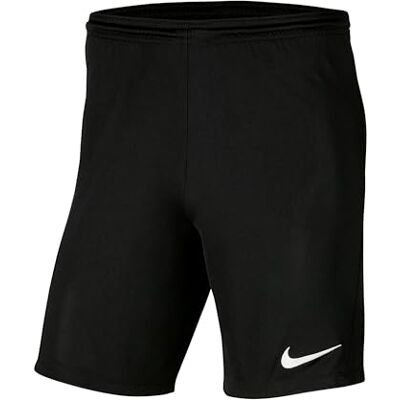 NIKE Kinder Dri-Fit Park III Shorts, Black/White, S NIKE Kinder Dri-Fit Park III Shorts, Black/White, S