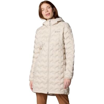 Columbia Delta Ridge II Lange Daunenjacke, Reflektierendes Omni-Heat, Heat Seal Design, Wasserabweisendes Material, Scuba-Kapuze, Reißverschlusstaschen Damen Columbia Delta Ridge II Lange Daunenjacke, Reflektierendes Omni-Heat, Heat Seal Design, Wasserabweisendes Material, Scuba-Kapuze, Reißverschlusstaschen Damen