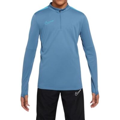 NIKE Jungen Df Acd23 Drill Br Sweatshirt, Aegean Storm/Baltic Blue/Balti, 134-140 EU NIKE Jungen Df Acd23 Drill Br Sweatshirt, Aegean Storm/Baltic Blue/Balti, 134-140 EU