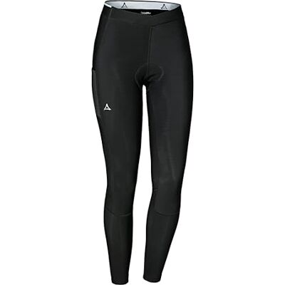 Schöffel Damen Skin Pants Warm 4h L, warme, atmungsaktive Radhose mit Polster für optimale Performance, Fahrrad Unterhosen mit bakteriostatischer Silbernitrat-Behandlung gegen Gerüche, Black, 36 Schöffel Damen Skin Pants Warm 4h L, warme, atmungsaktive Radhose mit Polster für optimale Performance, Fahrrad Unterhosen mit bakteriostatischer Silbernitrat-Behandlung gegen Gerüche, Black, 36