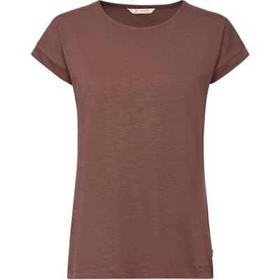 VAUDE Women's Moja T-Shirt IV, Bequemes T-Shirt für den modernen Stadtalltag, Tobacco, 36 VAUDE Women's Moja T-Shirt IV, Bequemes T-Shirt für den modernen Stadtalltag, Tobacco, 36