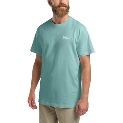 Jack Wolfskin Herren Essential M T-Shirt, Soft Jade, S EU Jack Wolfskin Herren Essential M T-Shirt, Soft Jade, S EU