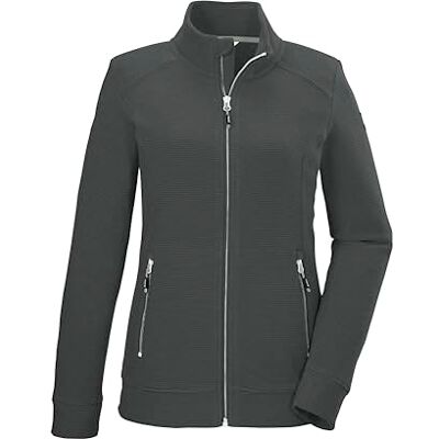 Killtec Damen Fleecejacke mit Stehkragen KOS 100 WMN FLC JCKT, dunkelgrün, 40, 42802-000 Killtec Damen Fleecejacke mit Stehkragen KOS 100 WMN FLC JCKT, dunkelgrün, 40, 42802-000