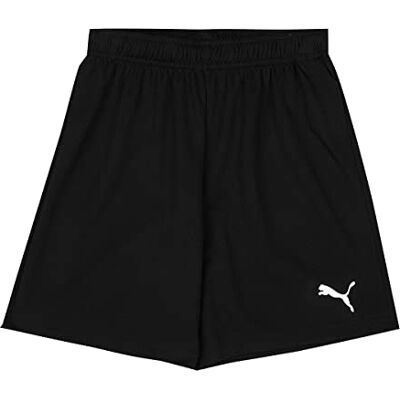 Puma Unisex Kinder Teamrise Jr Shorts, Black- White, 164 EU Puma Unisex Kinder Teamrise Jr Shorts, Black- White, 164 EU