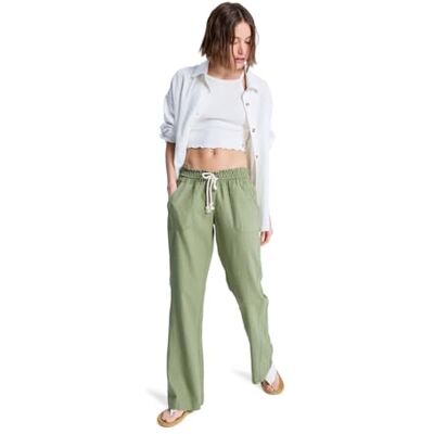 Roxy Oceanside Hose für Damen, ausgestellt, Grün Roxy Oceanside Hose für Damen, ausgestellt, Grün