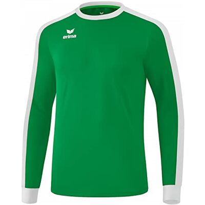 Erima Unisex Kinder Retro Star Trikot Trikot Langarm (3142105), smaragd/weiß, 116 Erima Unisex Kinder Retro Star Trikot Trikot Langarm (3142105), smaragd/weiß, 116