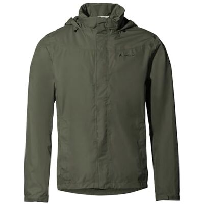 VAUDE Escape Bike Light Regenjacke Herren – Fahrradjacke wasserdicht atmungsaktiv winddicht, 2-Lagen mit verstaubarer Kapuze, khaki,M VAUDE Escape Bike Light Regenjacke Herren – Fahrradjacke wasserdicht atmungsaktiv winddicht, 2-Lagen mit verstaubarer Kapuze, khaki,M