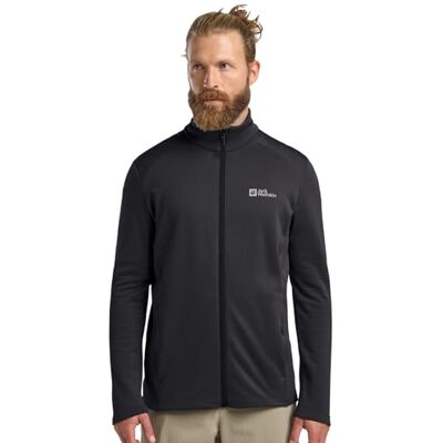 Jack Wolfskin Herren Kolbenberg Fz M Fleece-Jacke, Phantom, M EU Jack Wolfskin Herren Kolbenberg Fz M Fleece-Jacke, Phantom, M EU