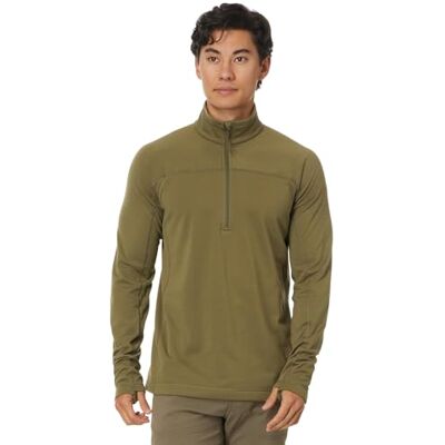 Fjällräven Herren Abisko Lite Fleece Half Zip Sweatshirt, Green, M Fjällräven Herren Abisko Lite Fleece Half Zip Sweatshirt, Green, M