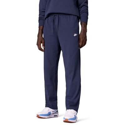 NIKE Sportswear Club Strickhose Mit Offenem Saum Für Herren, Obsidian/White, FQ4332-451, 2XL NIKE Sportswear Club Strickhose Mit Offenem Saum Für Herren, Obsidian/White, FQ4332-451, 2XL