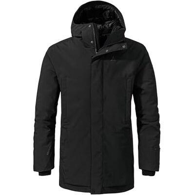 Schöffel Herren Ins Parka Style Crivat MNS, wasserdichte und atmungsaktive Winterjacke, komprimierbarer, leichter Parka mit nachhaltiger Wattierung, black, 48 Schöffel Herren Ins Parka Style Crivat MNS, wasserdichte und atmungsaktive Winterjacke, komprimierbarer, leichter Parka mit nachhaltiger Wattierung, black, 48