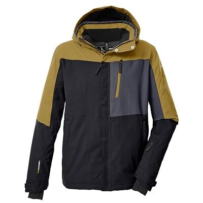 Killtec Herren Skijacke/Funktionjacke mit abzipbarer Kapuze und Schneefang KSW 52 MN SKI JCKT, schwarz blau, L, 43440-000 Killtec Herren Skijacke/Funktionjacke mit abzipbarer Kapuze und Schneefang KSW 52 MN SKI JCKT, schwarz blau, L, 43440-000