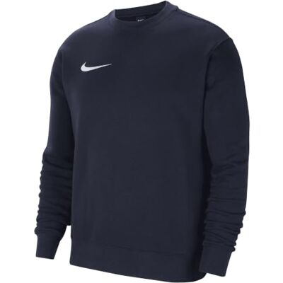 NIKE CW6904 Y NK FLC PARK20 CREW Sweatshirt boys ,Obsidian/Weiß, L (147 158 CM) NIKE CW6904 Y NK FLC PARK20 CREW Sweatshirt boys ,Obsidian/Weiß, L (147 158 CM)