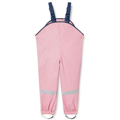 Playshoes Matschhose Regenlatzhose Ungefüttert Unisex Kinder Wind- und wasserdichte Regenhose Regenbekleidung, rosa Pastell, 104 Playshoes Matschhose Regenlatzhose Ungefüttert Unisex Kinder Wind- und wasserdichte Regenhose Regenbekleidung, rosa Pastell, 104