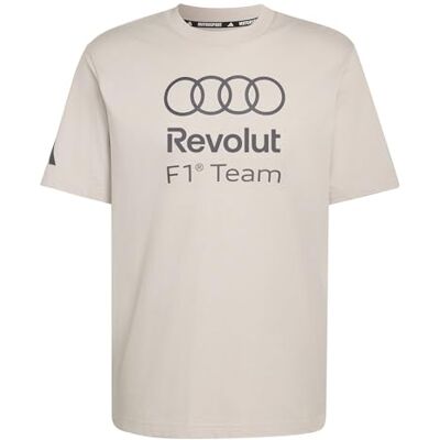 Adidas Men's Audi Formula ONE Team DNA Graphic Tee, Chalk Pearl, L Adidas Men's Audi Formula ONE Team DNA Graphic Tee, Chalk Pearl, L