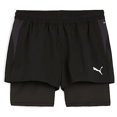 Puma Damen Teamgoal 2in1 Gewebte Shorts, Black- White, L EU Puma Damen Teamgoal 2in1 Gewebte Shorts, Black- White, L EU