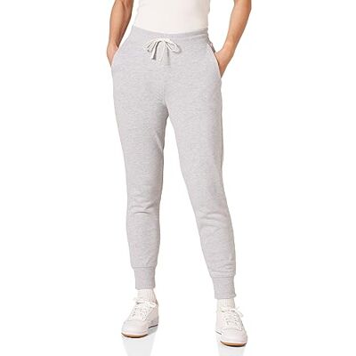 Amazon Essentials Damen Fleece-Jogginghose Mit Bündchen (In Übergrößen Erhältlich), Hellgrau Meliert, S Amazon Essentials Damen Fleece-Jogginghose Mit Bündchen (In Übergrößen Erhältlich), Hellgrau Meliert, S