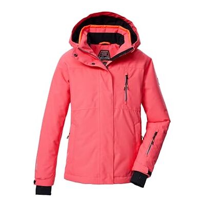 Killtec Mädchen Skijacke/Funktionsjacke mit Kapuze und Schneefang KSW 205 GRLS SKI JCKT, coral pink, 140, 43553-000 Killtec Mädchen Skijacke/Funktionsjacke mit Kapuze und Schneefang KSW 205 GRLS SKI JCKT, coral pink, 140, 43553-000