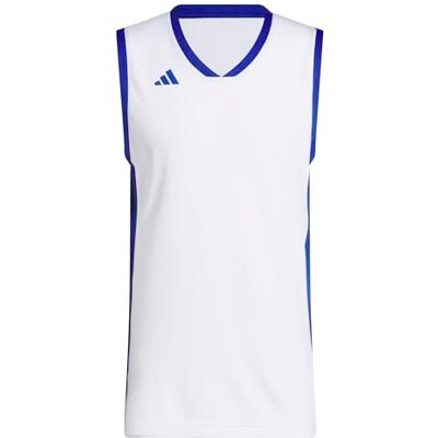 Adidas Herren Mens Pulse Speed Bball Jersey Shirt, White/Team royal Blue, XL Adidas Herren Mens Pulse Speed Bball Jersey Shirt, White/Team royal Blue, XL