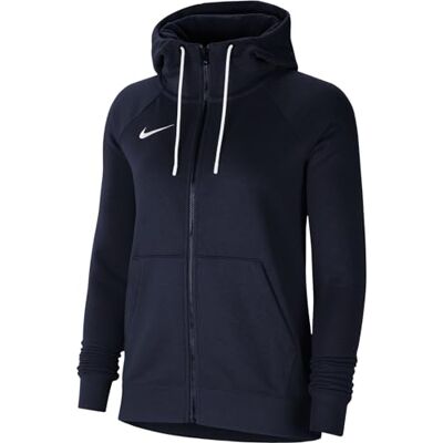 NIKE Damen Nk Flc Park20 Fz Hoodie Und Reißverschluss -Sweatshirt, Obsidian/White/White, M EU NIKE Damen Nk Flc Park20 Fz Hoodie Und Reißverschluss -Sweatshirt, Obsidian/White/White, M EU