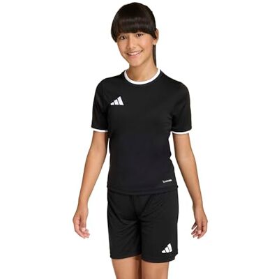 Adidas Unisex Kinder Entrada26 Jersey Kids Shirt, Black/White, 15-16 Years Adidas Unisex Kinder Entrada26 Jersey Kids Shirt, Black/White, 15-16 Years