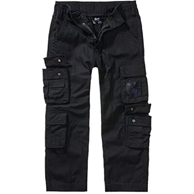 Brandit Kids Pure Vintage Pants, Farbe: Black, Größe: 122/128 Brandit Kids Pure Vintage Pants, Farbe: Black, Größe: 122/128