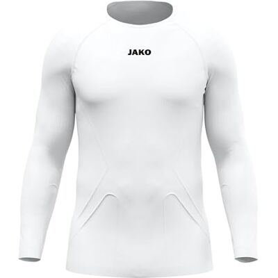 JAKO Kinder Longsleeve-Shirt Lightweight, weiß, XXS JAKO Kinder Longsleeve-Shirt Lightweight, weiß, XXS