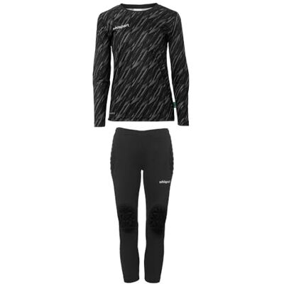 uhlsport Jungen Progressive Torwart Set Junior Trikot, Schwarz, 152 EU uhlsport Jungen Progressive Torwart Set Junior Trikot, Schwarz, 152 EU